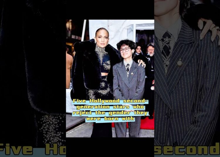 Five Hollywood second-generation stars who reject the gender they were born with.