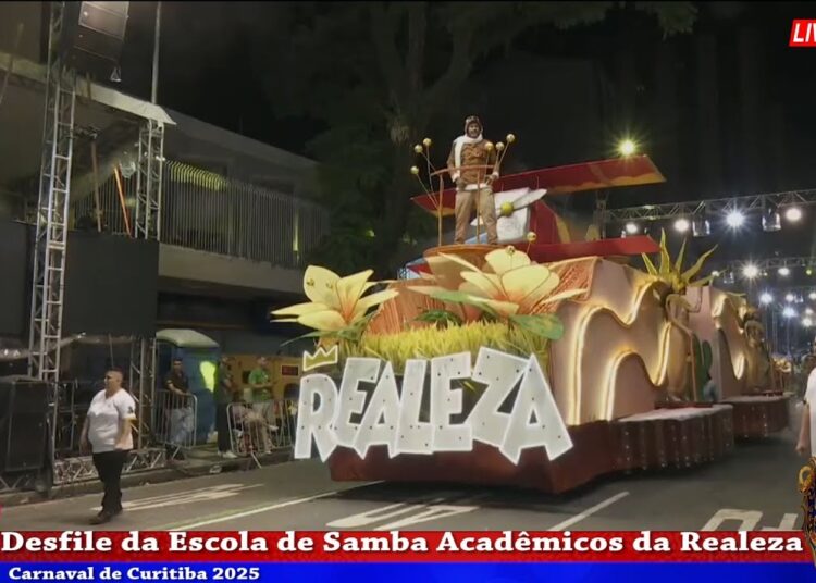 Desfile da Escola de Samba Acadêmicos da Realeza Carnaval de Curitiba 2025