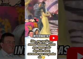 eita!amado batista deixa sua amada esposa cair durante o show 🤭 #fofoca