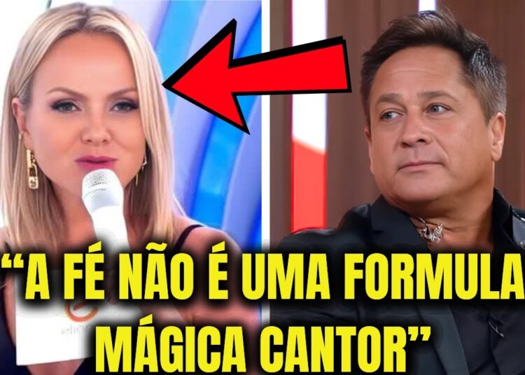ELIANA ZOMBA DE CANTOR LEONARDO AO VIVO E SUA REAÇÃO ABALA O PROGRAMA!