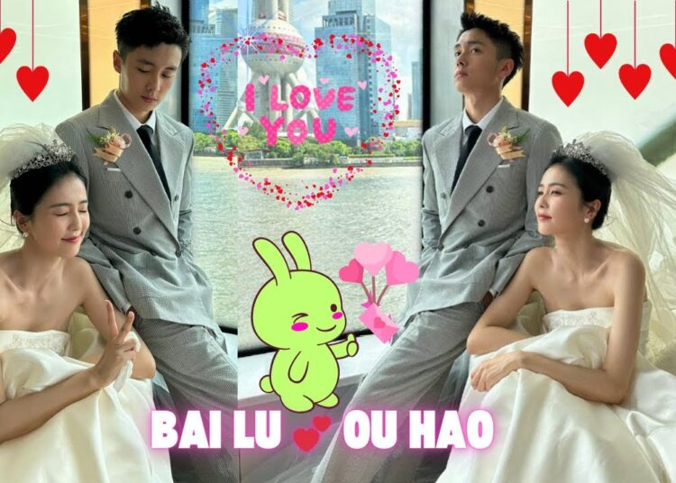 Bai Lu’s: The Wedding Dress That Made Fans Think It Was a Real Ceremony #BaiLu #OuHao