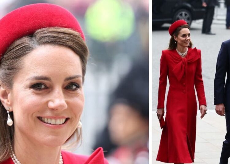 A princesa Kate atende em vermelho quando se junta ao príncipe William para a Commonwealth | Real | Notícias