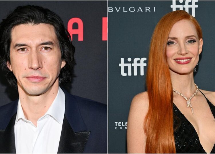 Adam Driver retorna à TV no drama 'The Dealer' com Jessica Chastain para a Apple
