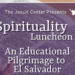 Almoço de espiritualidade em 24 de março