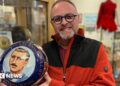 Artista de Ashbourne que pintou um futebol de Shrovetide para o rei Carlos III