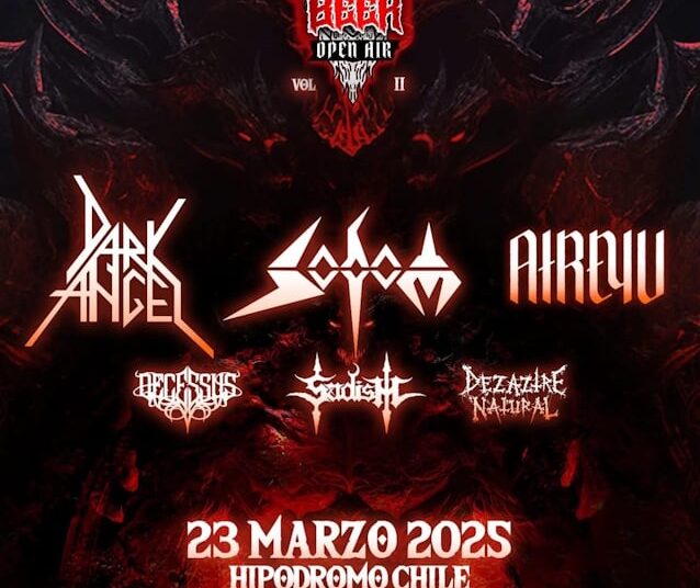 Assista: Dark Angel tira duas novas músicas, 'EXTINCTION NUDEM EVENT' e 'Circular Firing Squad', no Chile's Metal Beer Festival