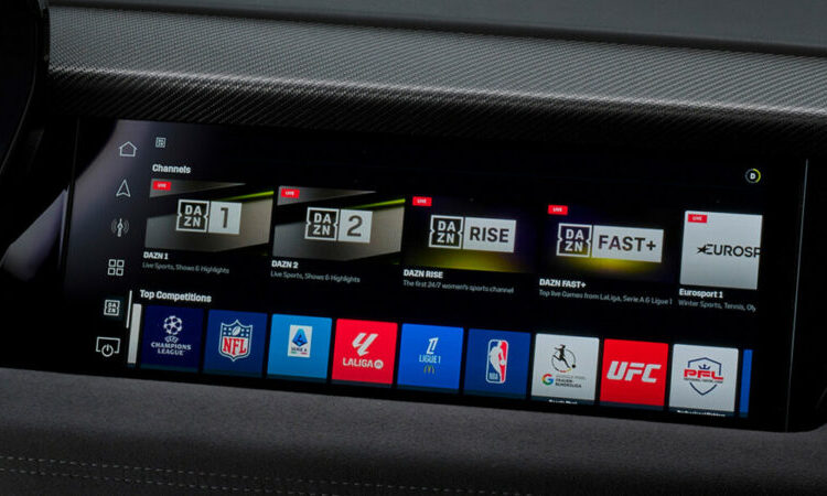 Audi assina com Dazn para entretenimento no carro