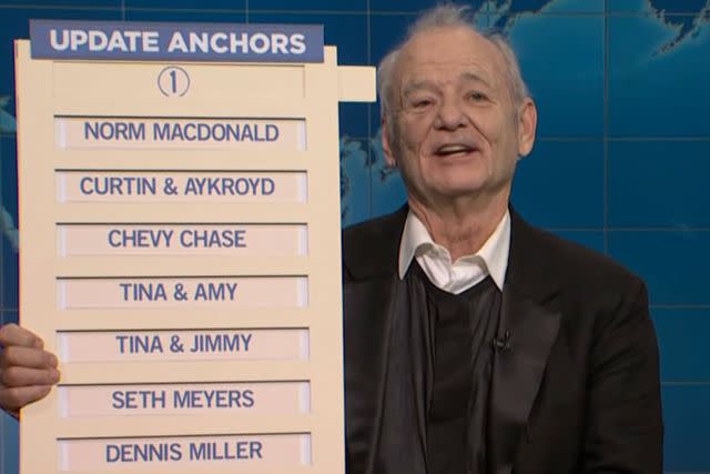 Bill Murray lembra Jason Sudeikis Rallying Elenco após o esboço emocional do “SNL50”: 'Vamos recuperá -los!'