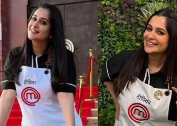 Celebrity MasterChef: Os internautas trolls Dipika Kakar por ficarem com os olhos lacrimejantes enquanto deixavam o show no meio do caminho; Os fãs escrevem 'Ghar Mein Toh Roz Khana Ban Raha Ache Se' |