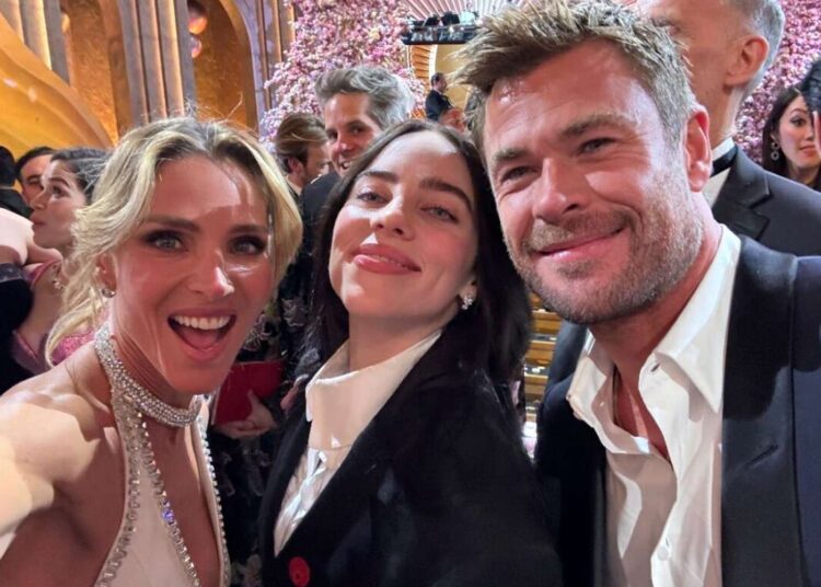 Chris Hemsworth lamenta tirar uma foto com Billie Eilish