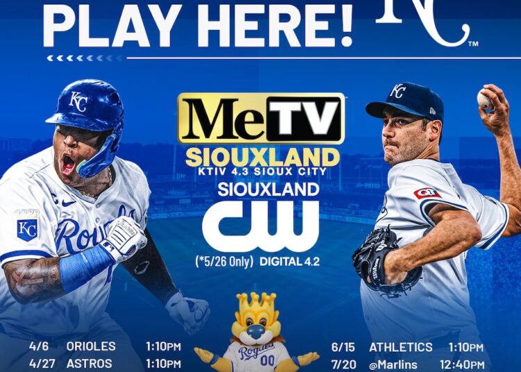 Os jogos estarão no Metv Siouxland KTIV 4.3