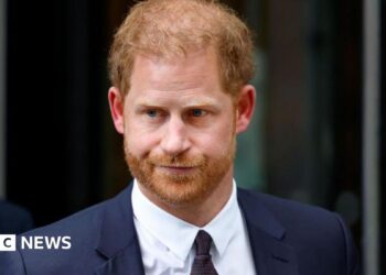Documentos de visto nos EUA do príncipe Harry não lacrados após reivindicações de drogas