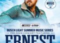 Ernest e Nate Smith são os mais recentes artistas para encabeçar a série Busch Light Summer Music Series - Secrets de celebridade