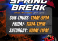 Freak Spring = Full Bushtle Fun! Rota 7 Karting & Entertainment apresenta horários prolongados especiais