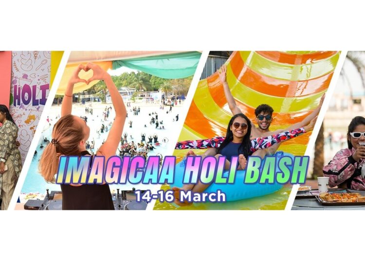 Imagicaa traz o melhor Holi Bash 2025 com música, passeios em emocionantes e vibrações festivas