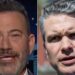 Jimmy Kimmel usa as próprias palavras de Pete Hegseth contra ele