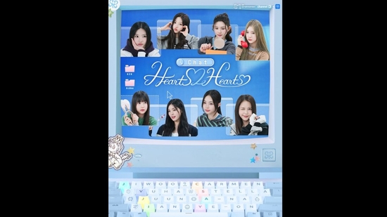 K-pop Girl Group Hearts2Hearts leva os fãs nos bastidores no reality show chat hearts2hearts