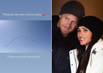 Meghan Markle compartilha um vídeo raro gravado pelo príncipe Harry, chamando -o de 'h'