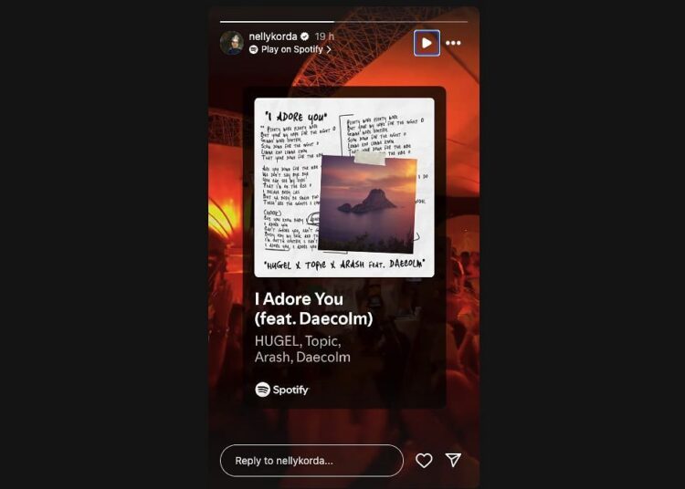 Nelly Korda revela -se uma fã de música eletrônica no último post do Instagram