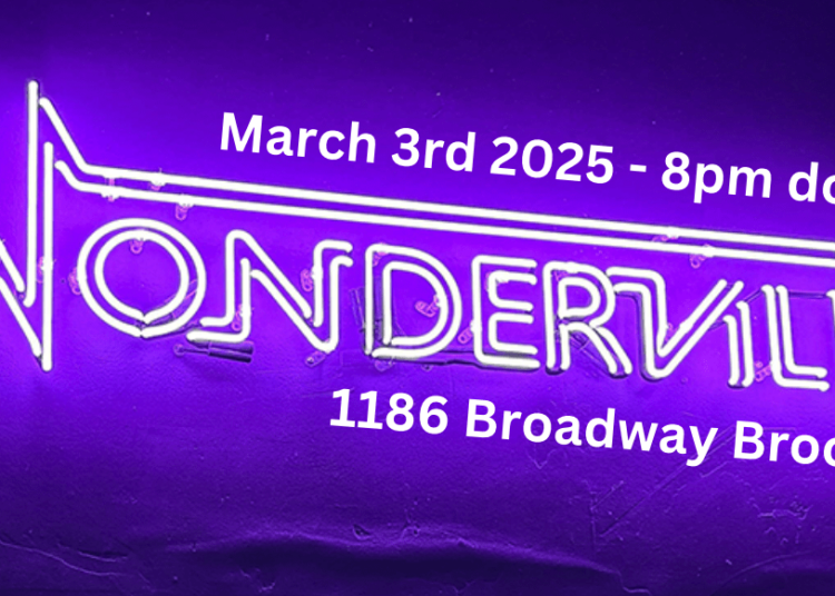 Noite de música indie em Wonderville