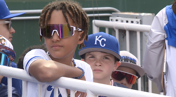 O Sandlot de Salvy recebe uma vez na vida na vida no dia da abertura do Royals