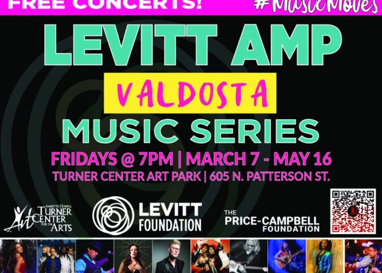 O Turner Center lança a 3ª temporada de música ao vivo gratuita através da série de músicas de Levitt Amp Valdosta - Valdosta Daily Times