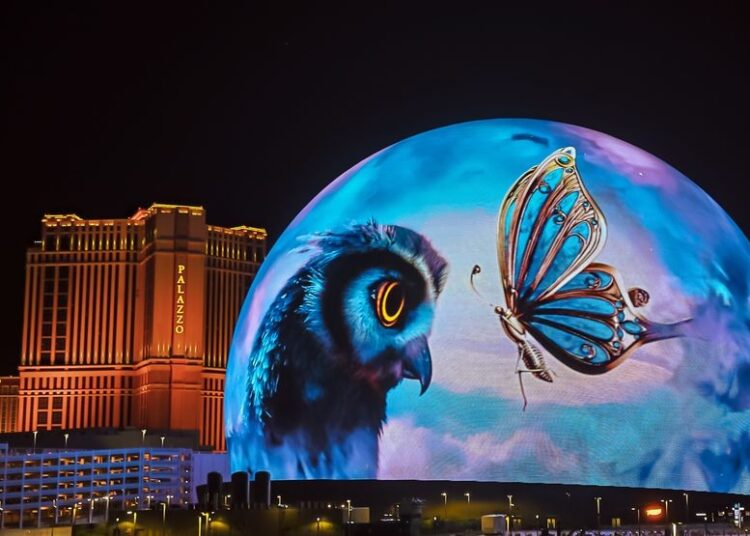 O festival de música Giants se une para o evento inovador em Sphere Las Vegas em 2025