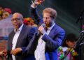 O príncipe Harry desce "em choque" como patrono da instituição de caridade de Sentebale que ele co-fundou na África