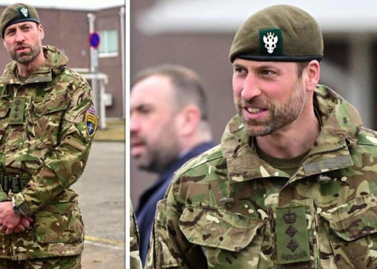 O príncipe William define corações correndo em uniforme militar após o apelido de 3 palavras | Real | Notícias