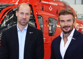 O príncipe William levanta a tampa da amizade com David Beckham em raro entrevista | Real | Notícias