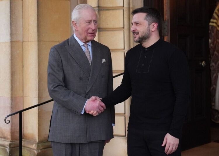 O rei Charles aperta as mãos com Zelensky na reunião do major Sandringham | Real | Notícias