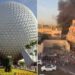 Observe o fogo quebrado no Epcot dentro do Disney World Park: 'Oh meu Deus!'