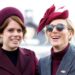 Princesa Eugenie e Zara Tindall Twin na Borgonha na pista de corrida