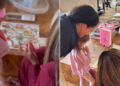Princesa Lilibet na foto jogando um jogo doce com a tia Serena Williams enquanto Meghan Markle compartilha atualização