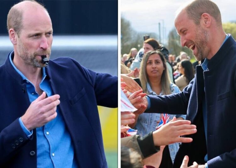 Príncipe William Flaunts Skills de arbitragem durante o horário de visita especial após o engajamento de Kate | Real | Notícias