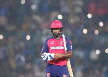 Rajasthan Royals Surpreenda o novo capitão de 3 jogos IPL, Sanju Samson para jogar apenas como batedor