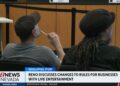 Reno discute mudanças nas regras para empresas com entretenimento ao vivo | Vídeos