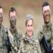 Royal observa tropas baseadas em Warcop enquanto eles realizam treinamento