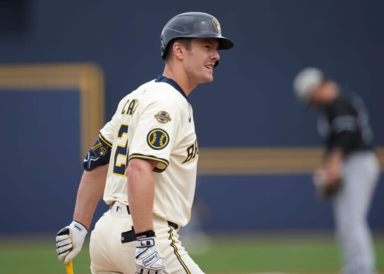 Royals comércio por veterano de Mark Canha, da Milwaukee Brewers: Fontes