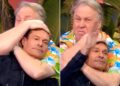 Ryan Seacrest bate depois que o ex-linear o coloca em um headlock em "Wheel of Fortune"