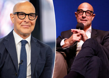 Stanley Tucci 'esgotado' após o tratamento do câncer 'queimou' sua tireóide