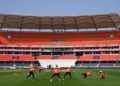 Sunrisers Hyderabad pronto para enfrentar o Rajasthan Royals no IPL 2025 abridor