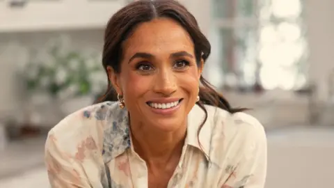 Todos os sorrisos da série de TV da Netflix de Meghan com Love, Meghan