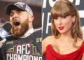 Travis Kelce canta Taylor Swift Song em 'New Heights', enquanto os fãs especulam que ele está na casa dela