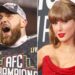 Travis Kelce canta Taylor Swift Song em 'New Heights', enquanto os fãs especulam que ele está na casa dela