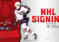 VP Sports & Entertainment Presents: Americans Defenseman Elick INKS Leg de nível básico com columbus Blue Jackets
