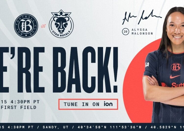 Visualização da partida: Bay FC no Utah Royals FC | 15 de março de 2025