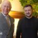 Volodymyr Zelensky recebe uma recepção quente do rei Charles em Sandringham