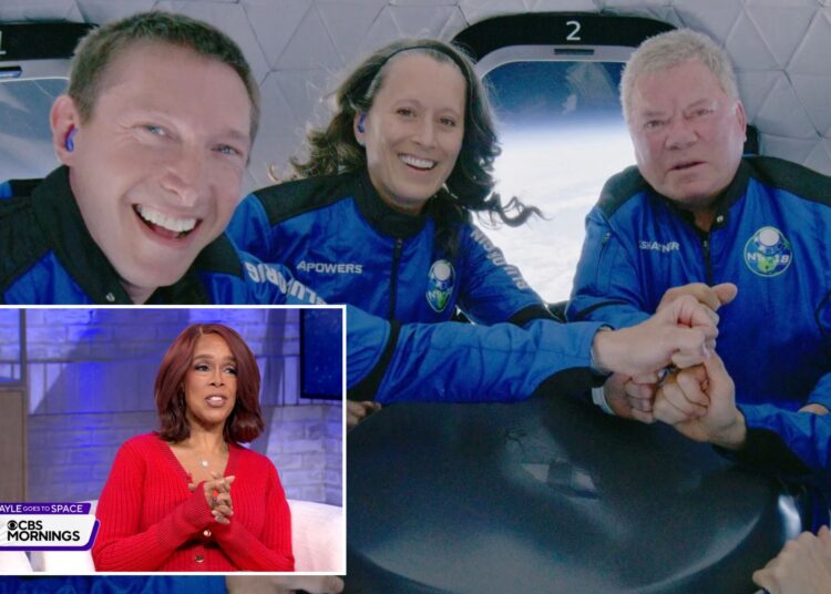 William Shatner compartilha avisos extremos à frente de Katy Perry, voo espacial de Gayle King