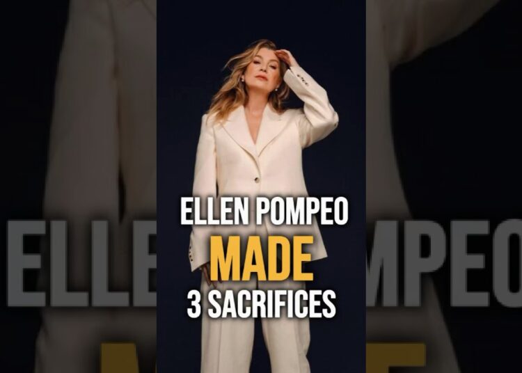 3 major sacrifices Ellen Pompeo made to star in Good American Family#fyp #celebrity #greysanatomy